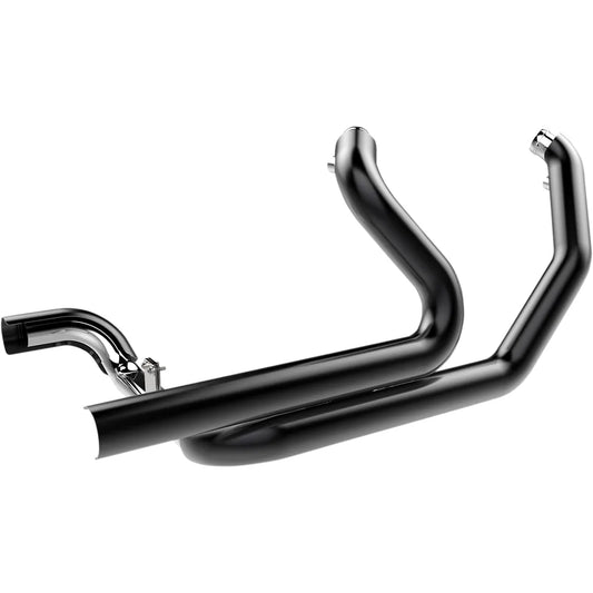 2:2 Headpipe with Heat Shield - Black