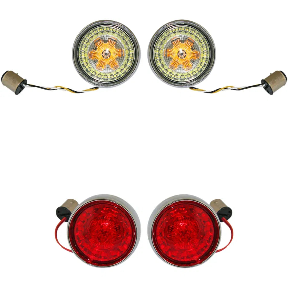 Full Bullet Turn Signal Conversion Kit  - Chrome