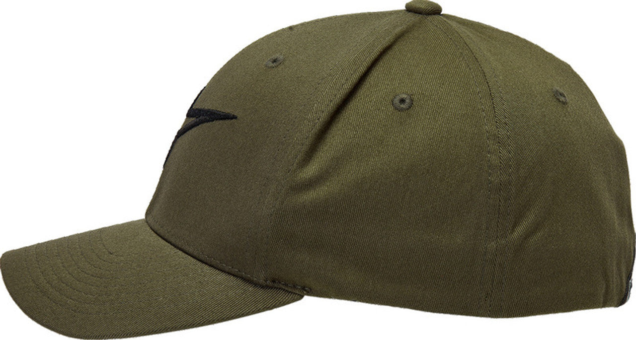 Gorra Alpinestars Ageless Curve - Verde Militar/Negro