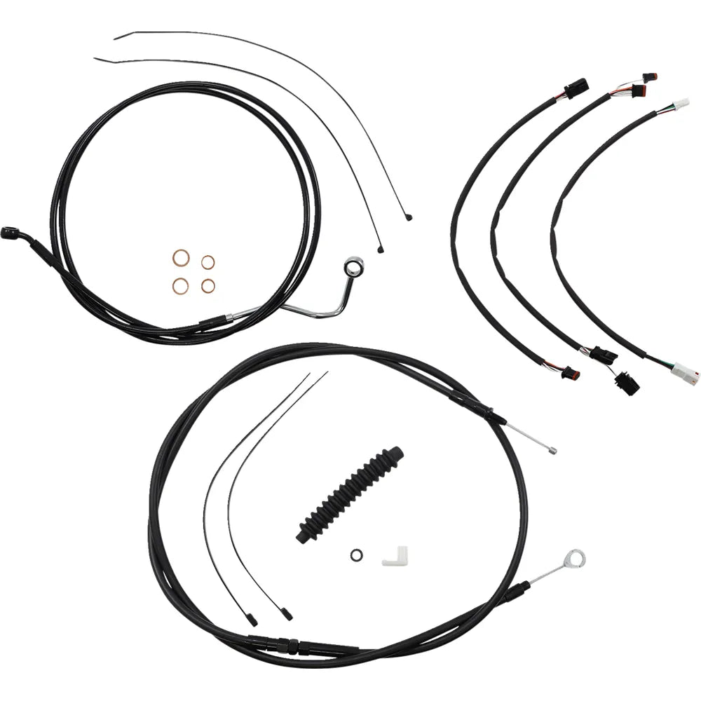 Kit de instalación de manillar XR - Kit de instalación de manillar XR - Perchas Ape de 15"-17" - FLTR '21-'23 - Negro