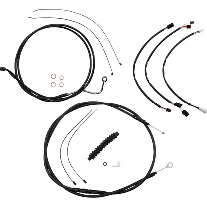Kit de instalación de manillar XR - Kit de instalación de manillar XR - Perchas Ape de 15"-17" - FLTR '21-'23 - Negro