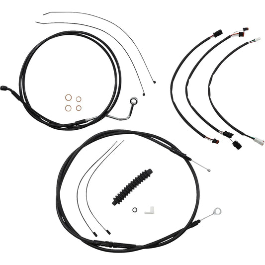 Kit de instalación de manillar XR - Kit de instalación de manillar XR - Perchas Ape de 15"-17" - FLTR '21-'23 - Negro