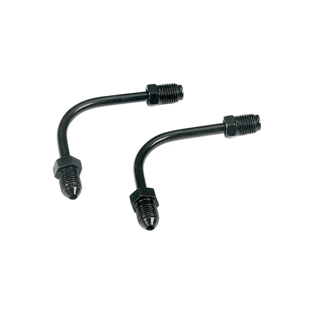 Tube Adapter - 90° - Long - Black