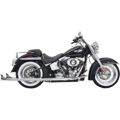 Sistema de escape True Duals con silenciadores de cola de pez — con deflectores - Sistema de escape True Duals con silenciadores de cola de pez - 36" - Softail - Deflector incluido