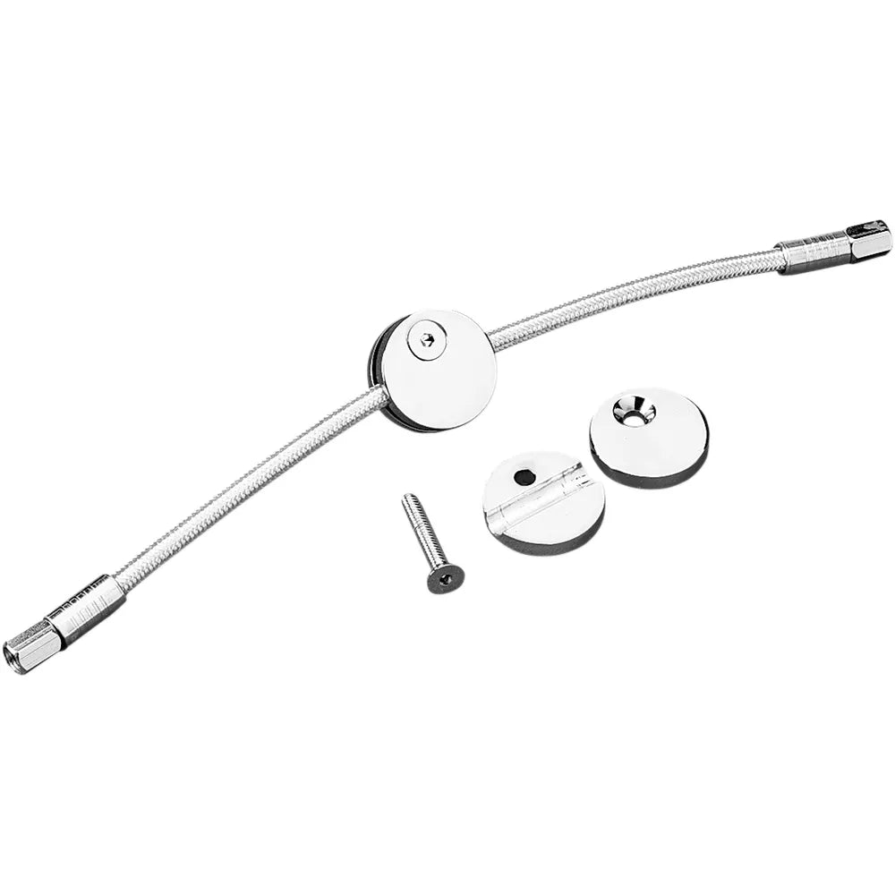 Brake Line Sandwhich - Chrome