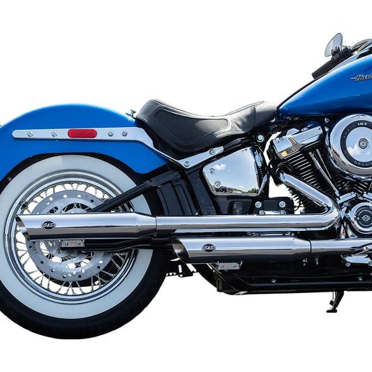 Slash Cut Race Mufflers - Chrome