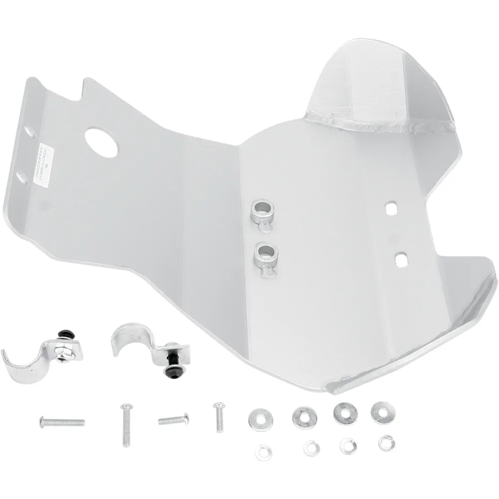 Protector de bajos de aluminio — Protector de bajos - Protector de bajos - Plata - Kawasaki - KLX 250 S | 300/R