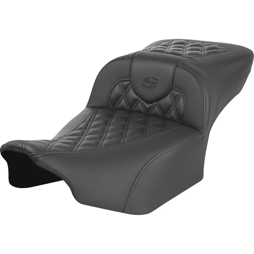 Asiento de alcance extendido Roadsofa™ - Asiento de alcance extendido Roadsofa™ - sin respaldo - Fibra de carbono - Costura de celosía - FLTR/FLHX '23-'24