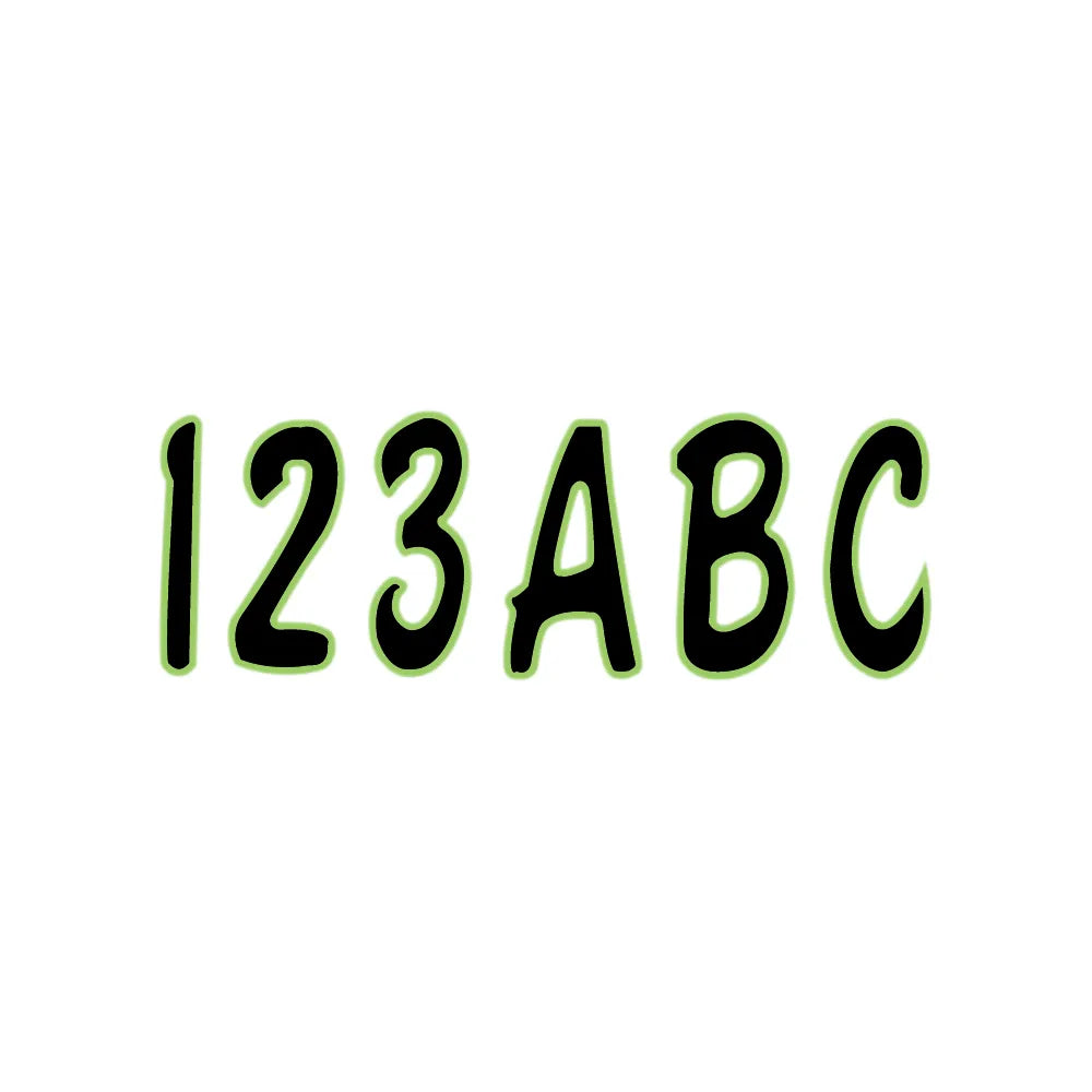 I.D. Sticker Kit - 200 Series - Black/Kiwi