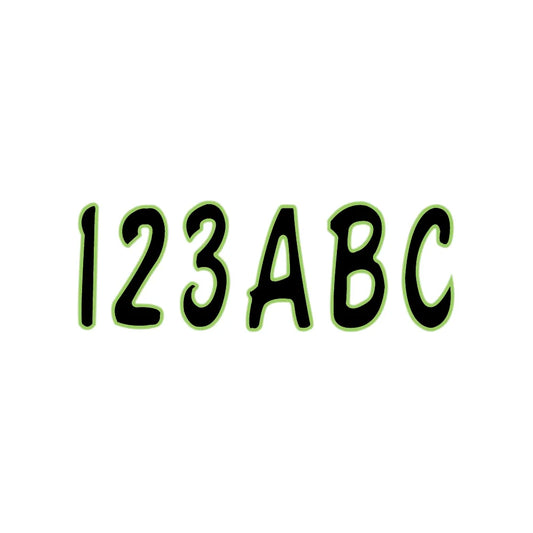 I.D. Sticker Kit - 200 Series - Black/Kiwi