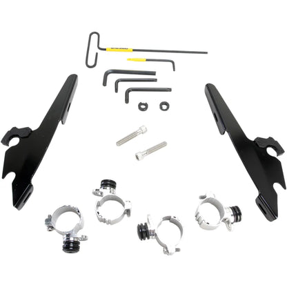 Kit de montaje con bloqueo de gatillo de carenado Batwing - Batwing - Kit de montaje - Negro - XL48