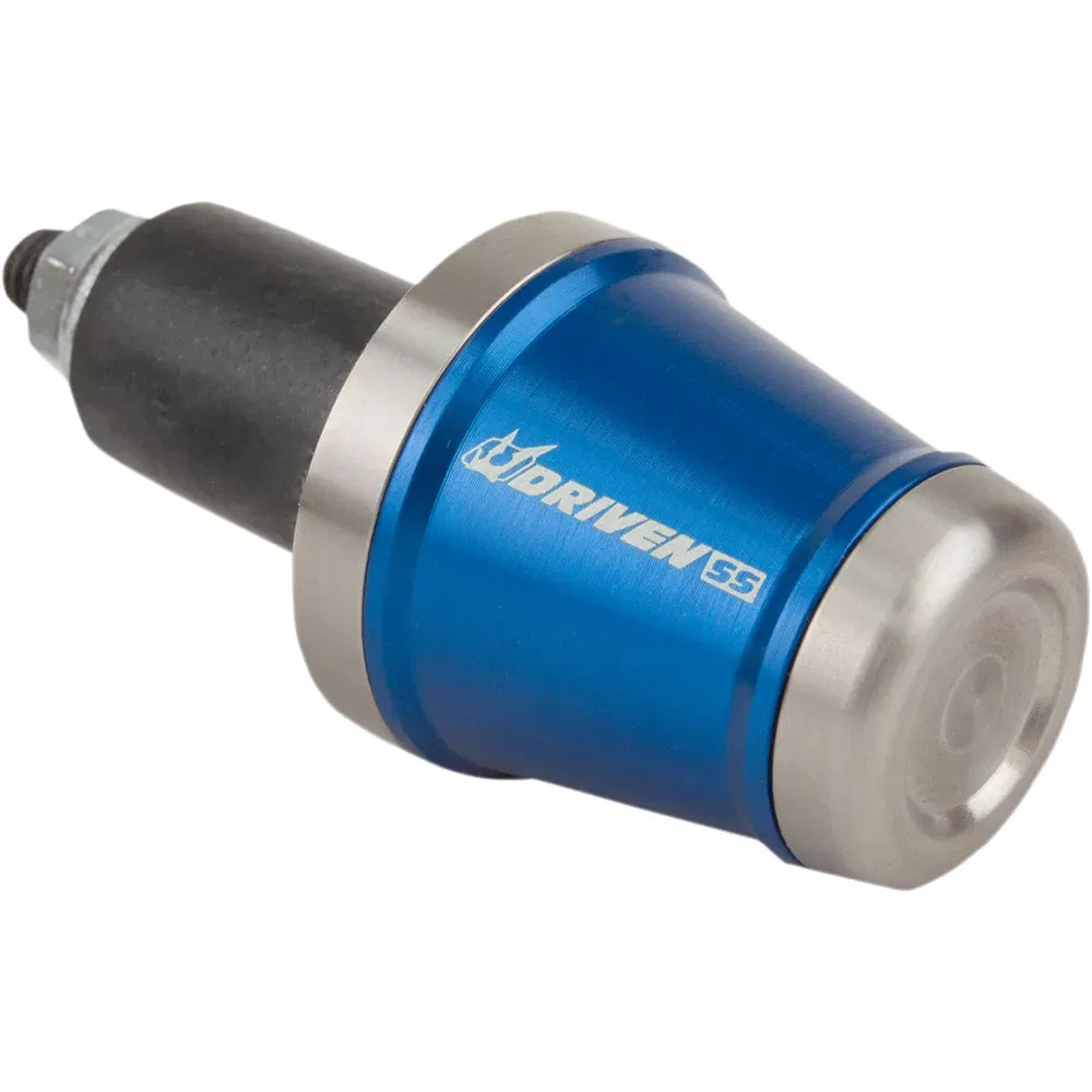 Bar End Weight - Stainless Steel/Blue