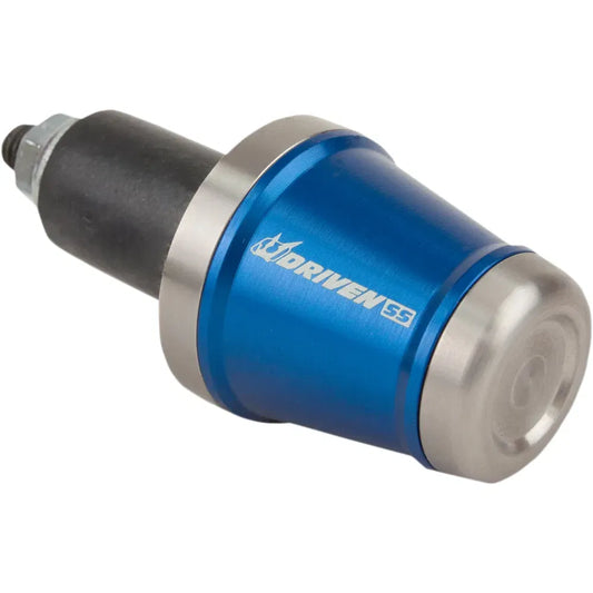 Bar End Weight - Stainless Steel/Blue