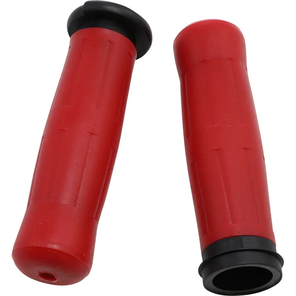 Grips - Old School - Throttle-By-Wire - Red