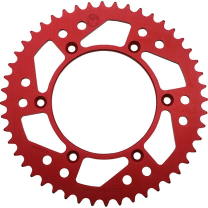 Piñón Trasero de Aluminio - Piñón Trasero - Aluminio - 48 Dientes - Rojo - Beta