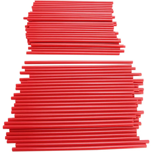 Spoke Covers - Red - 80 Pack