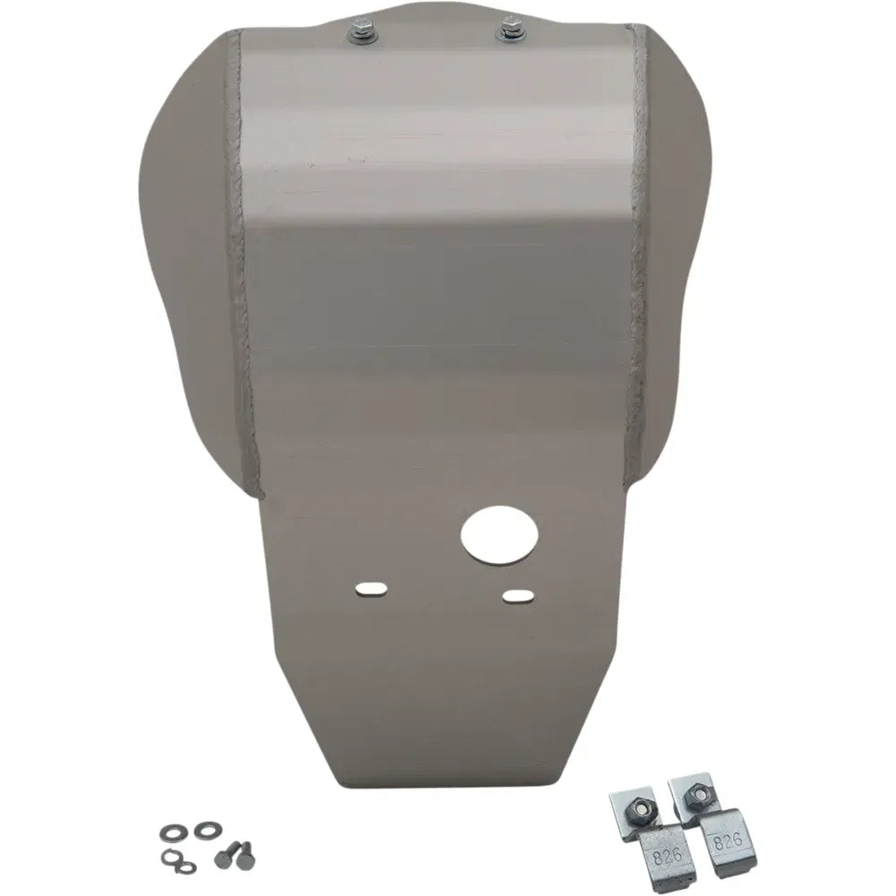 Protector de bajos de aluminio — Protector de bajos - Protector de bajos - Plata - Honda - CRF 450 X/RL