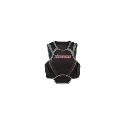 Chaleco Icon Field Armor Softcore Megabolt negro