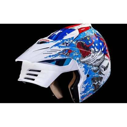 Casco Elsinore American Basstard - Azul