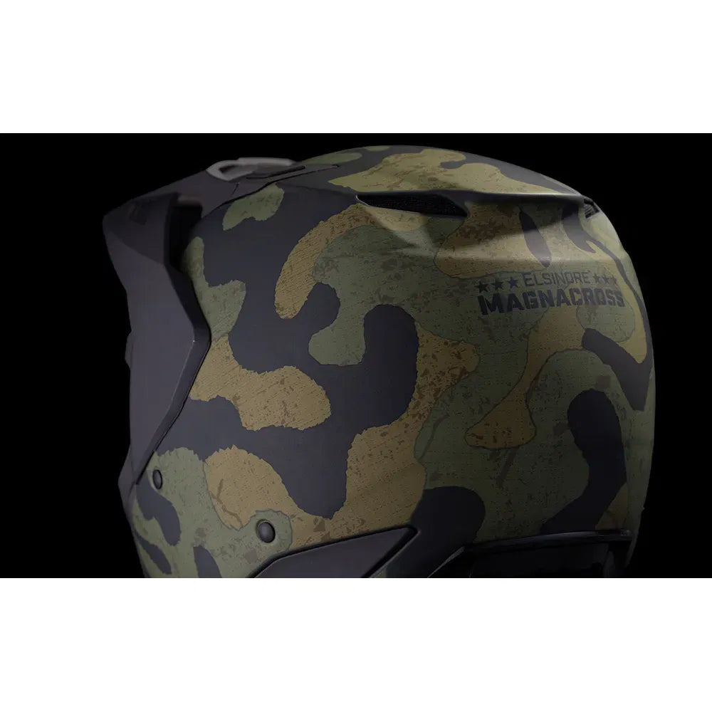 Cascos Elsinore Magnacross Verde de Icon