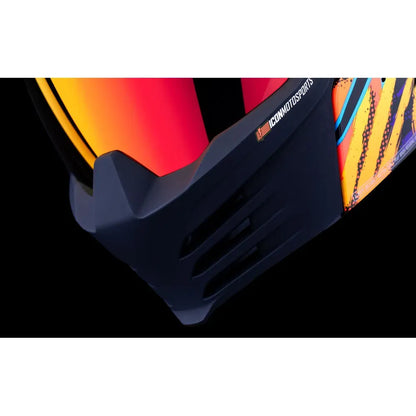 Casco Icon Elsinore Rad Dawn - Naranja