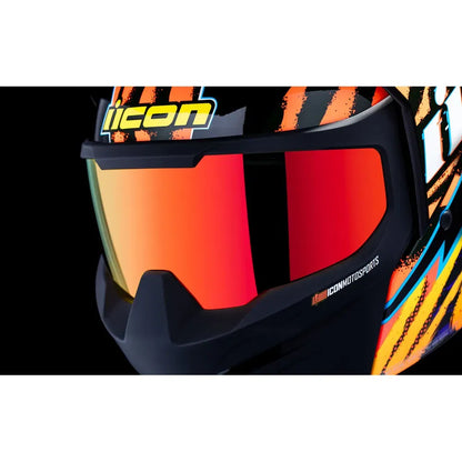 Casco Icon Elsinore Rad Dawn - Naranja