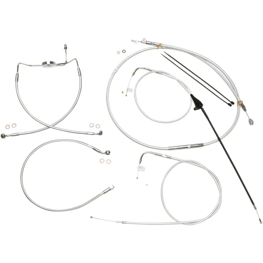 Kit de instalación de manillar de diseñador Sterling Chromite II® - Kit de instalación de manillar de diseñador Sterling Chromite II® - 10" - FLH '07