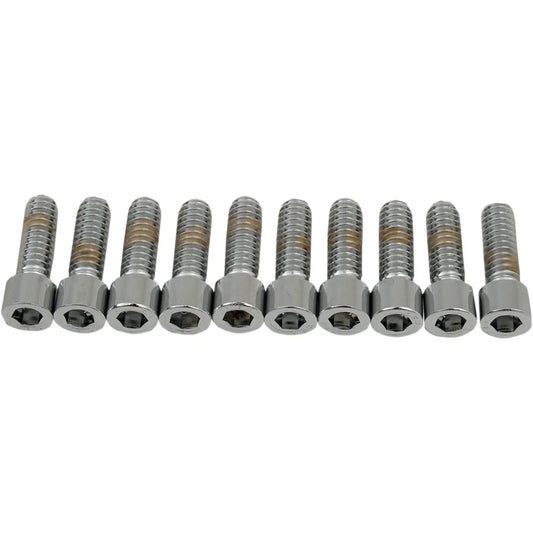 Tornillos allen estriado 1/4-20 X 3/4" cromo
