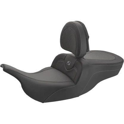 Asiento de fibra de carbono Roadsofa™ - Asiento de fibra de carbono Roadsofa™ - con respaldo - Liso - FLH/FLT '97-'07