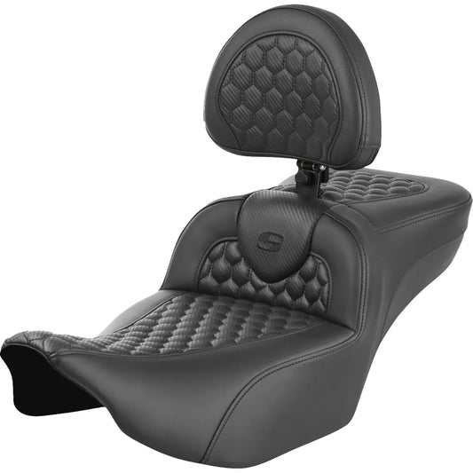 Asiento de alcance extendido Roadsofa™ - Asiento de alcance extendido Roadsofa™ - con respaldo - Panal - FLTR/FLHX '23-'24