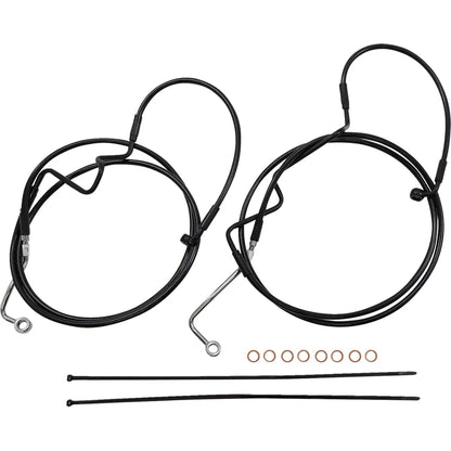 Kit de instalación de manillar XR - Kit de instalación de manillar XR - Perchas para monos de 12"-14" - FLTR '21-'24 - Negro