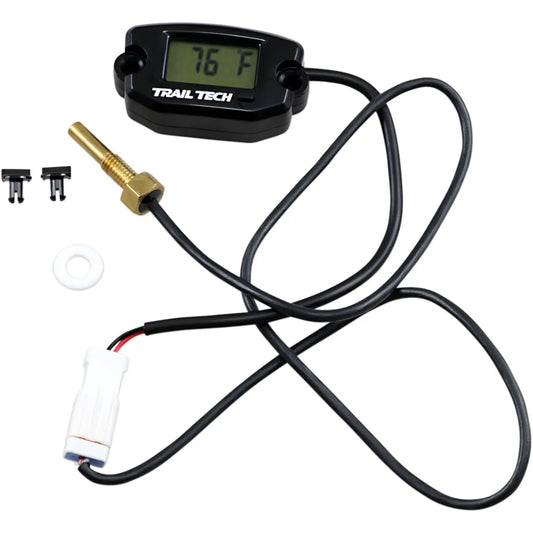 Universal Temperature Meter - Surface Mount - Black - M6x10