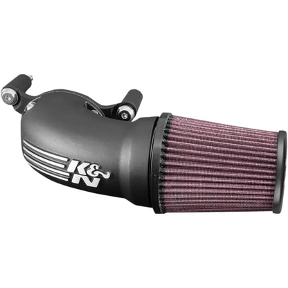 Sistema de admisión Aircharger® con tubo de admisión de aluminio fundido - Sistema de admisión Aircharger® con tubo de admisión de aluminio fundido - Negro satinado