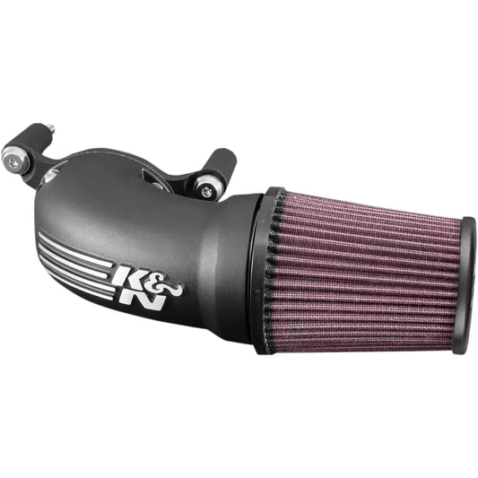 Sistema de admisión Aircharger® con tubo de admisión de aluminio fundido - Sistema de admisión Aircharger® con tubo de admisión de aluminio fundido - Negro satinado