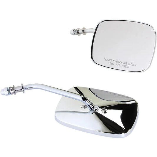 Rectangle Mirrors - Short - Chrome