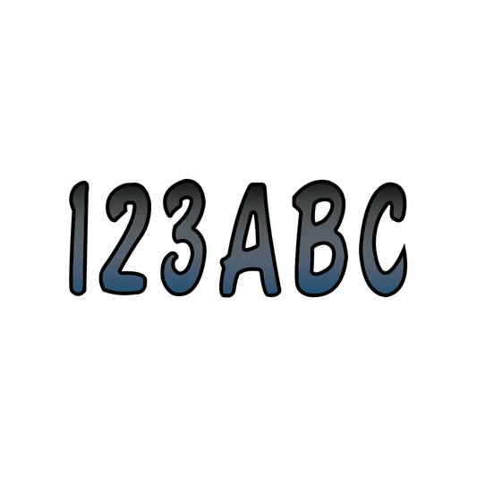 I.D. Sticker Kit - 200 Series - Metallic Blue Gradation