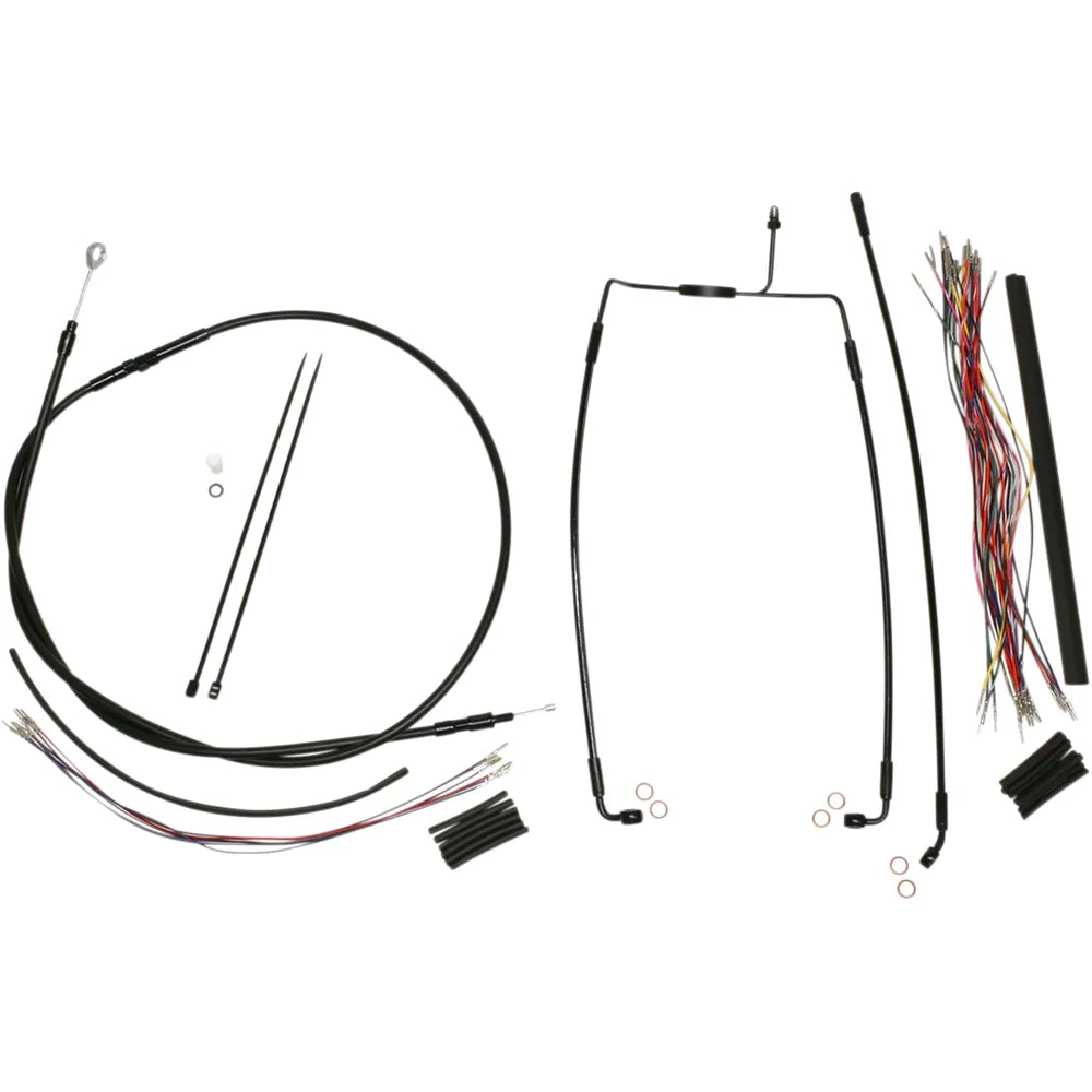 Kit de instalación de manillar XR - Kit de instalación de manillar XR - Colgadores Ape de 15"-17" - Touring '08-'13 - Negro