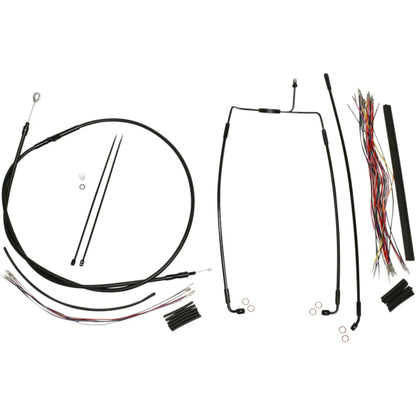 Kit de instalación de manillar XR - Kit de instalación de manillar XR - Colgadores Ape de 15"-17" - Touring '08-'13 - Negro
