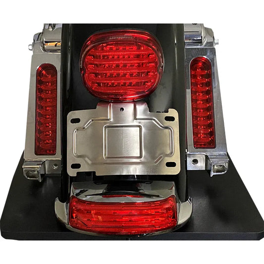 License Plate Mount/Relocation - Chrome