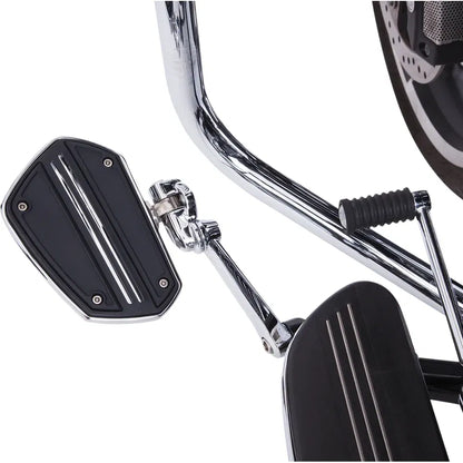 Plancha Twin Rail - Con Adaptador - Cromo