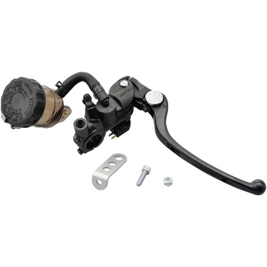 Black/Black 19 mm Radial Master Cylinder w/ Smoke Reservoir
