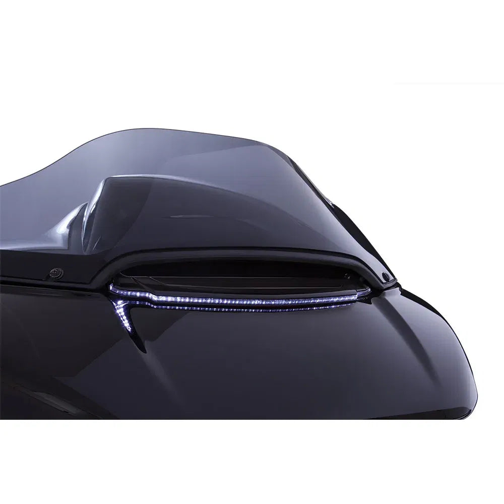 Embellecedor de ventilación de carenado con iluminación led