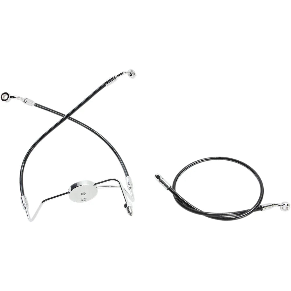 Kit de línea de freno delantero XR de acero inoxidable Extreme Response - Kit de línea de freno - XR - Negro