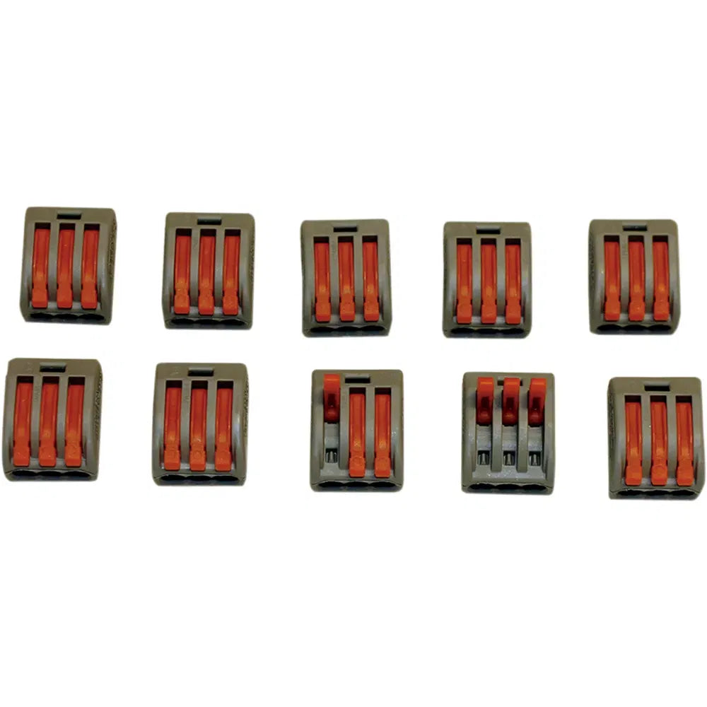 Wiring Cage Clamps 3-Spot - 10PK