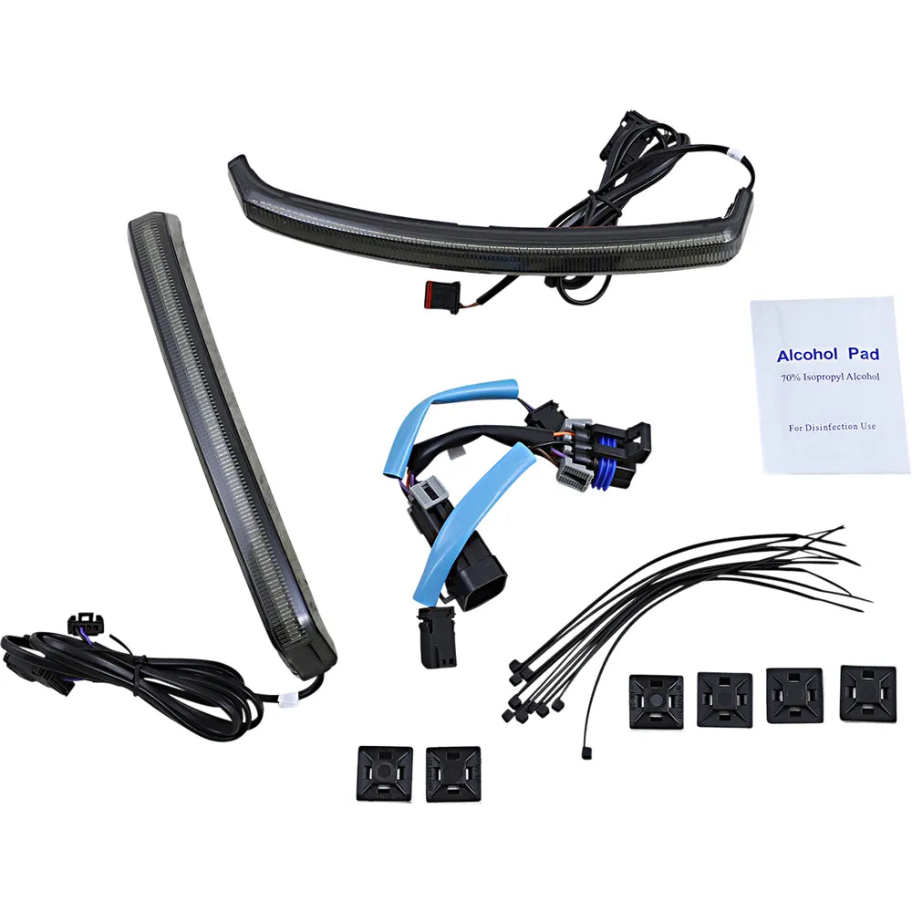 Saddle Bag Lights  - Challenger -  Smoke Lens