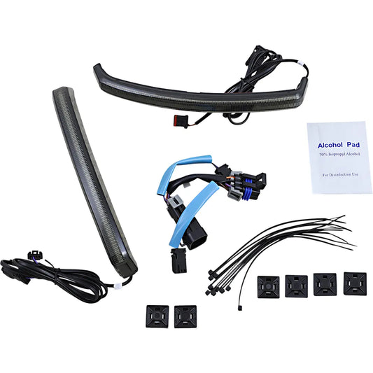 Saddle Bag Lights  - Challenger -  Smoke Lens