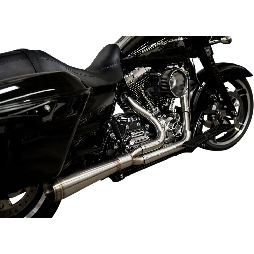 Assault 2:1 Exhaust - Full Stainless - Straight - '17-'20 Touring