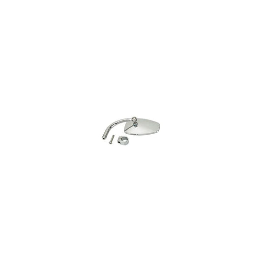 Espejo Biltwell  Tear Drop con Clamp On - Cromo