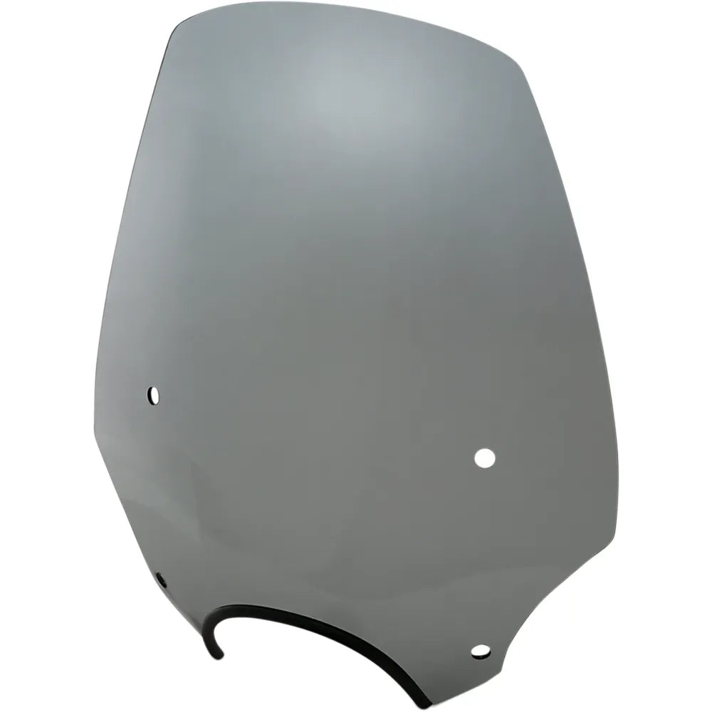 El Paso Windshield - 19" - 7" Headlight Cutout - Black Smoke