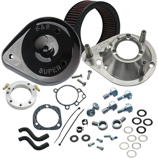 Air Cleaner Twin Cam Tear Drop Gloss Black